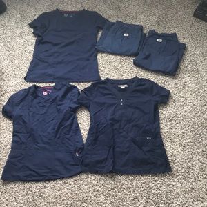 Navy scrubs